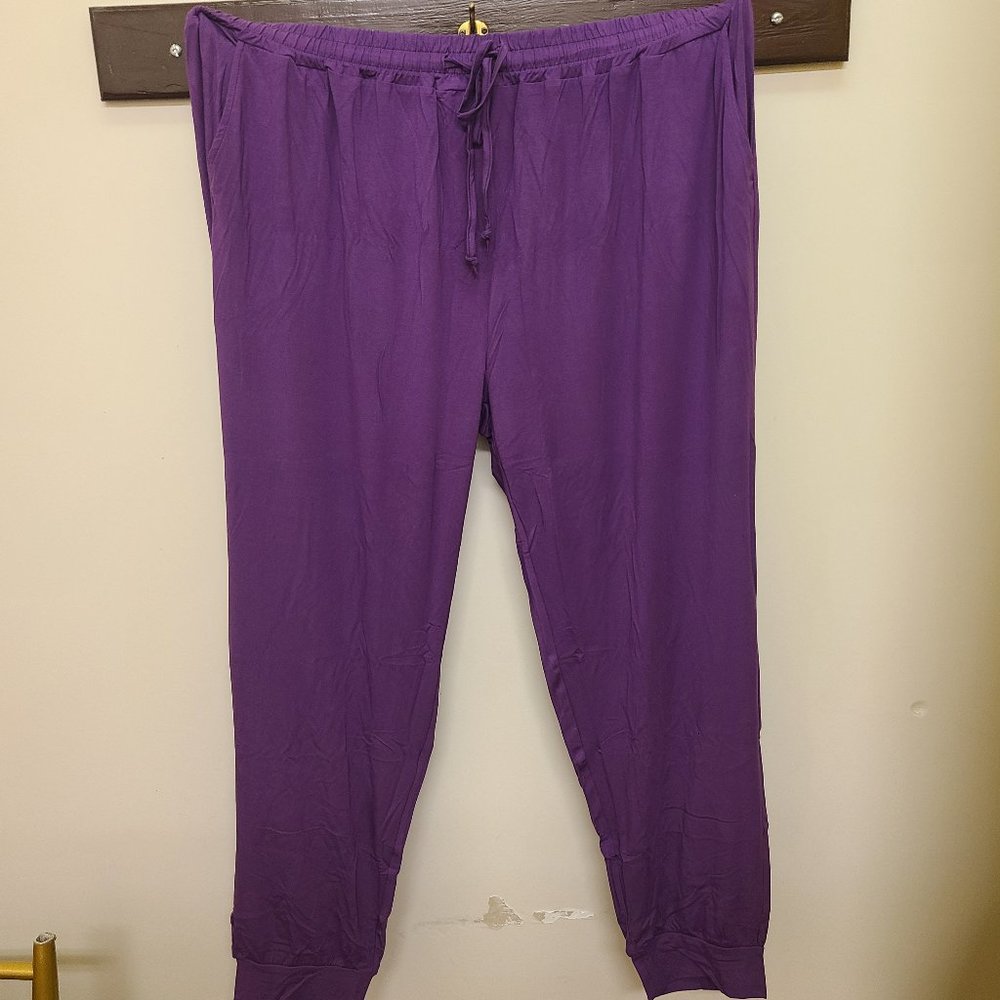 SIZE: 4X+ ZERDOCEAN Women's Plus Size Casual Lounge Yoga Pants Comfy Relaxed